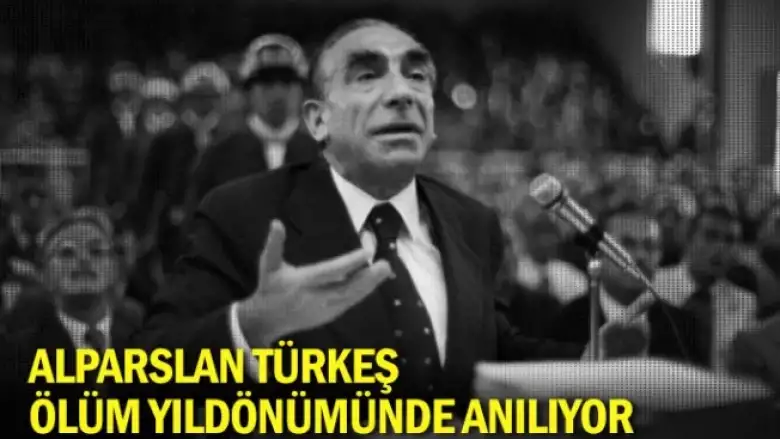 Alparslan Türkeş ölüm yıldönümünde anılıyor
