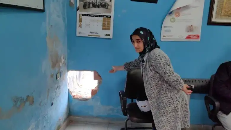 Mazbatasını bugün alan muhtara muhtarlık binası şoku