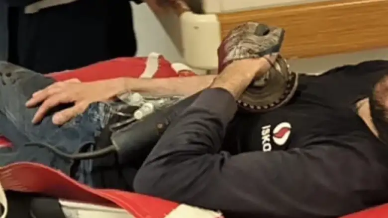 Acil servise böyle getirildi!