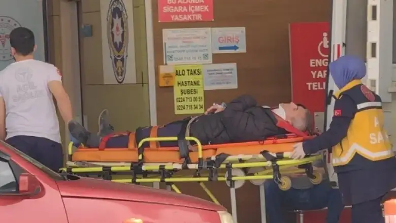 Otomobilin çarptığı adam yaralandı