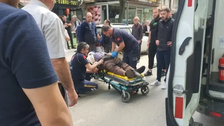 İnegöl'de korkutan kaza