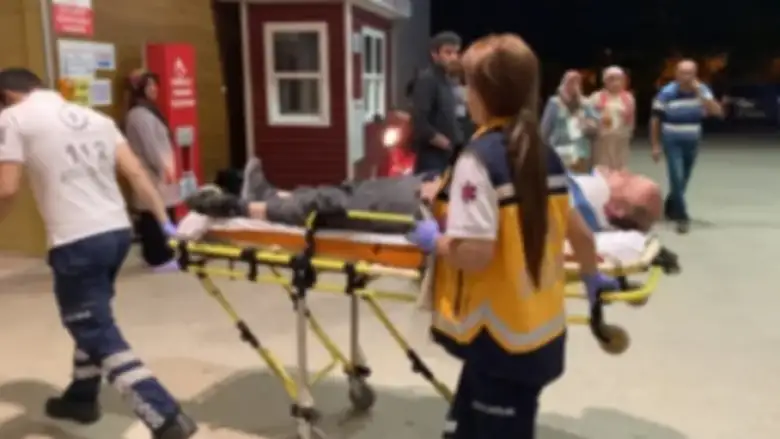 Bisiklet sürücüsü hastanelik oldu