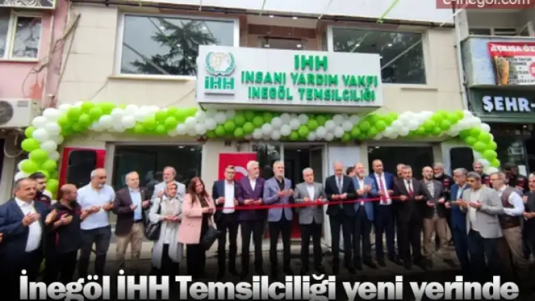 İnegöl İHH Temsilciliği yeni yerinde