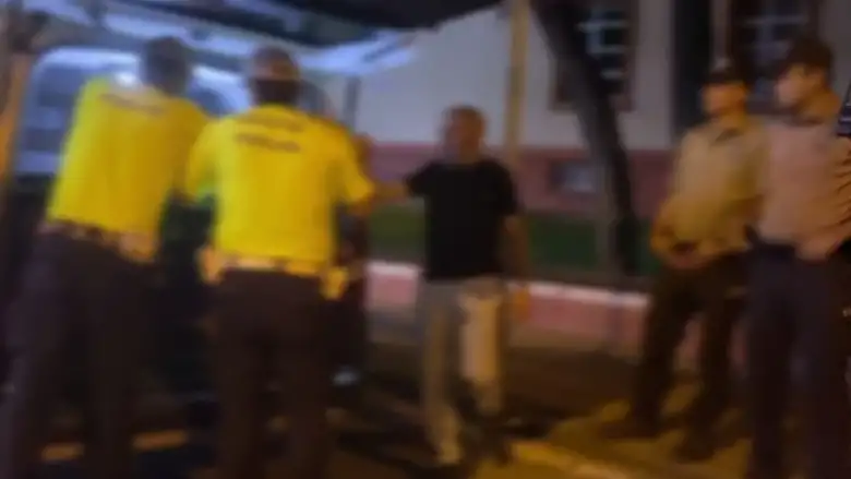 Polisin alkollü sürücü ile imtihanı