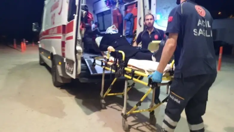İnegöl'de korkutan kaza