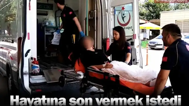 Hayatına son vermek istedi