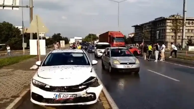 İnegöl'de zincirleme kaza