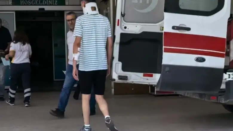 Yeniceköy'de korkutan kaza