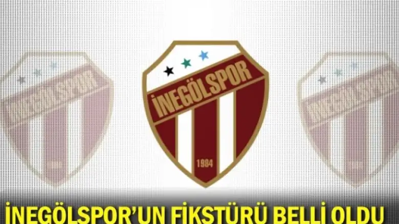 İnegölspor'un fikstürü belli oldu