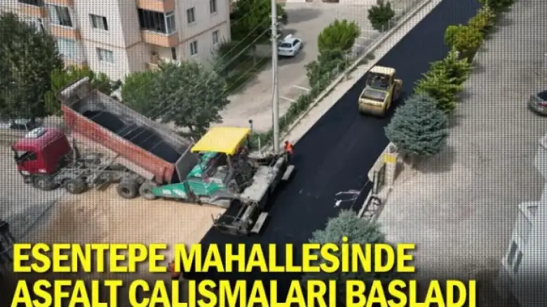 Esentepe Mahallesinde Asfalt Çalışmaları Başladı