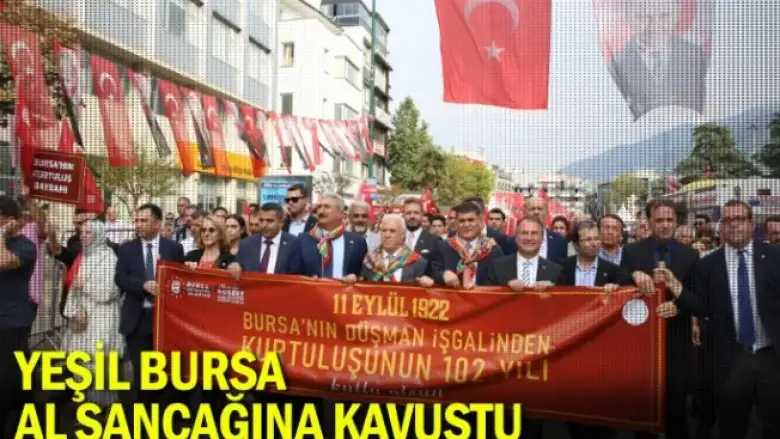 Yeşil Bursa, al sancağına kavuştu