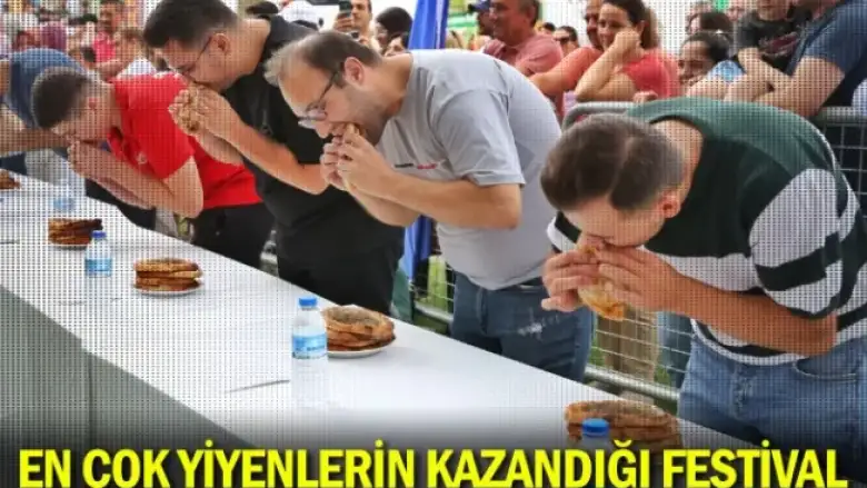 En çok yiyenlerin kazandığı festival