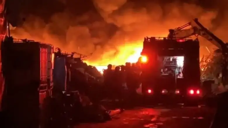 İnegöl OSB'de yangın!