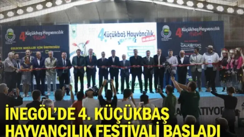 İnegöl'de 4. Küçükbaş Hayvancılık Festivali Başladı