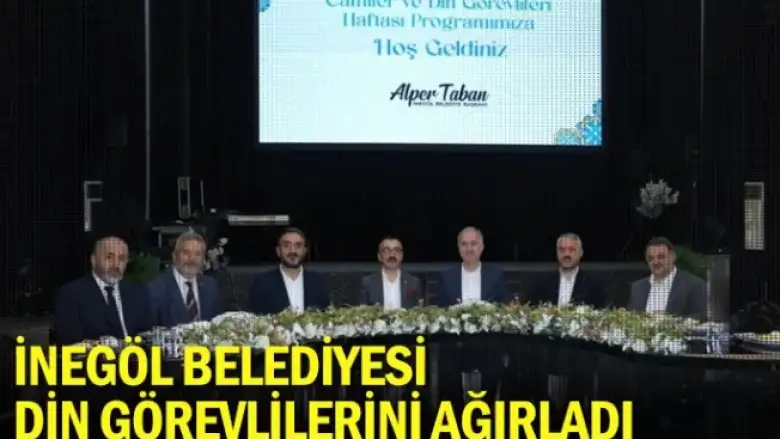 İnegöl Belediyesi Din Görevlilerini Ağırladı