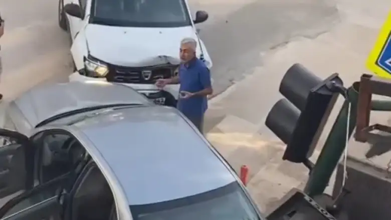 İnegöl'de korkutan kaza