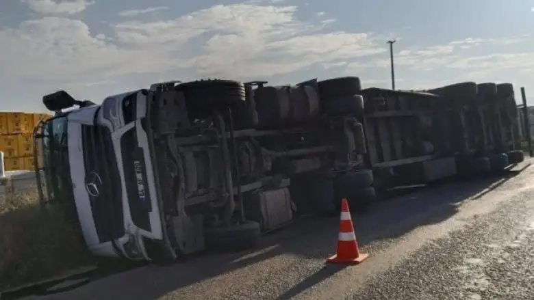 Bir TIR kazası daha!