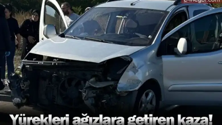 Yürekleri ağızlara getiren kaza