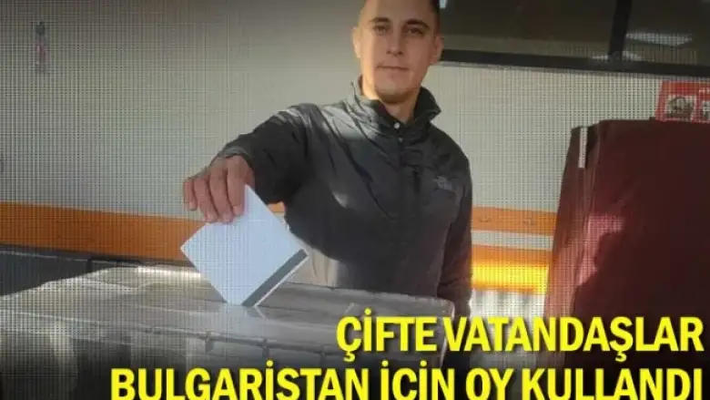 Bulgaristan’da 7’nci kez erken seçim yapılıyor: İnegöl'de çifte vatandaşlar oy kullandı