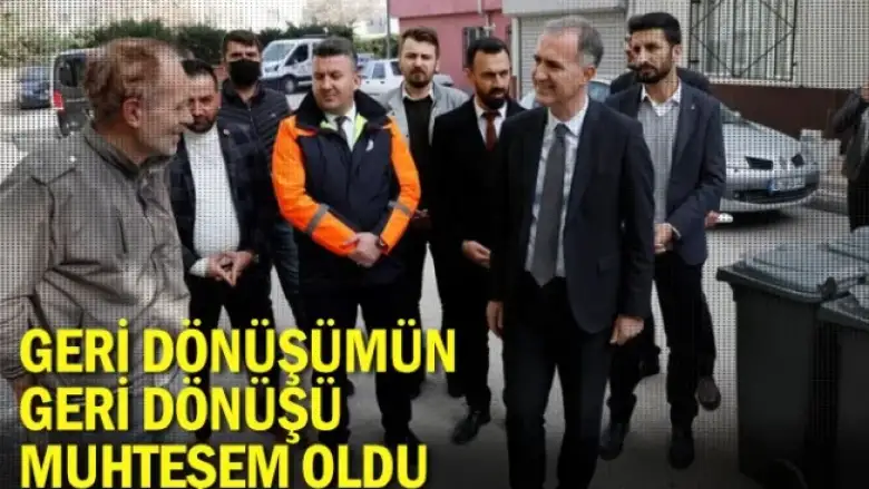 Geri dönüşümün geri dönüşü muhteşem oldu
