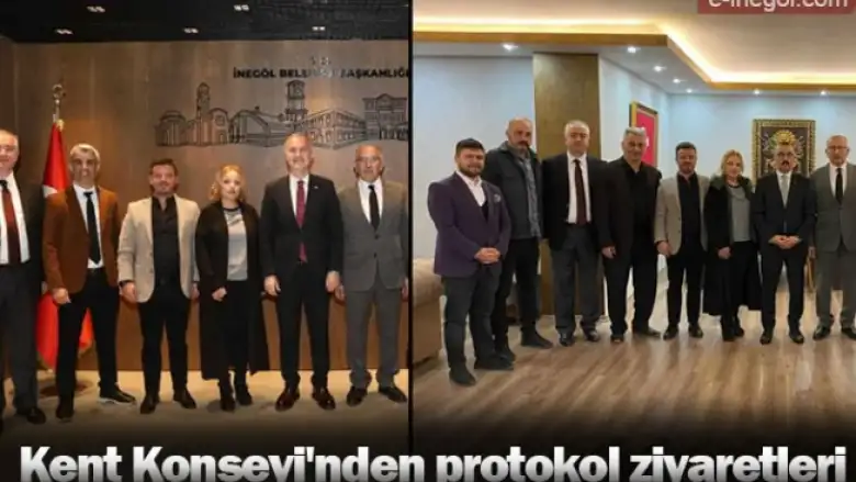 Kent Konseyi'nden protokol ziyaretleri