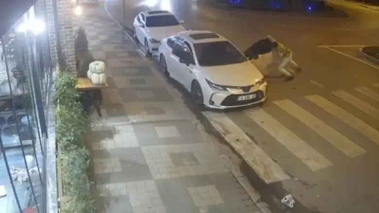 Bir anlık dikkatsizlik kazaya neden oldu