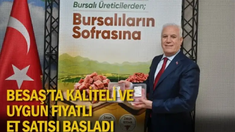 BESAŞ’ta kaliteli ve uygun fiyatlı et satışı başladı