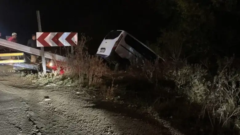 Dere yatağına uçtu!