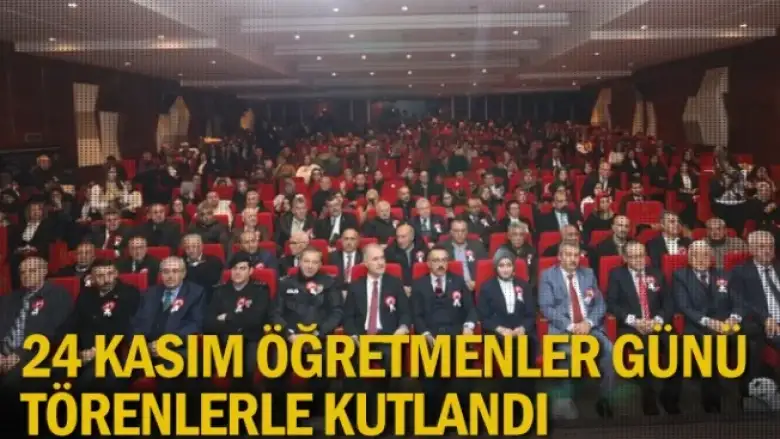 İnegöl’de 24 Kasım Öğretmenler Günü Törenlerle Kutlandı