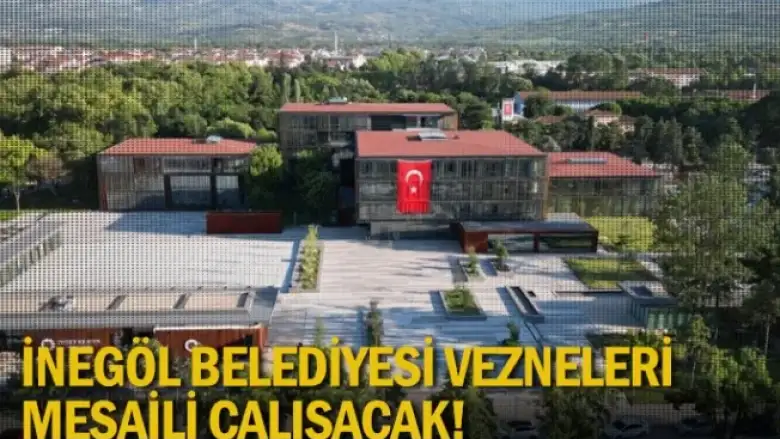 İnegöl Belediyesi vezneleri mesaili çalışacak!