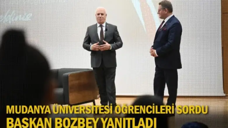 Mudanya Üniversitesi öğrencileri sordu, Başkan Bozbey yanıtladı