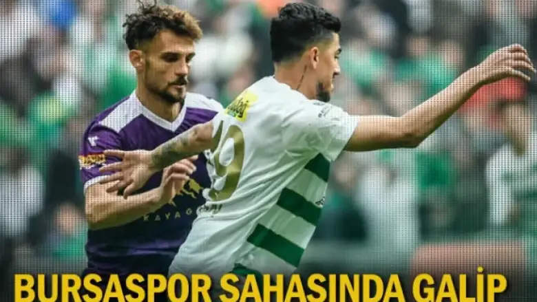 Bursaspor sahasında galip