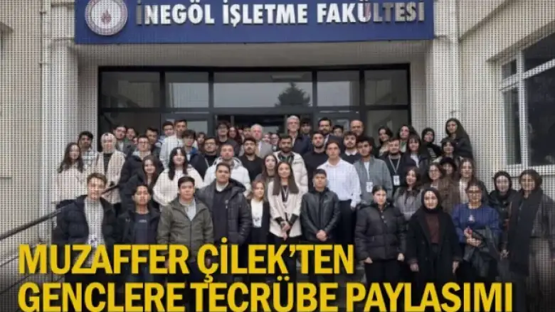 Muzaffer Çilek'ten gençlere tecrübe paylaşımı