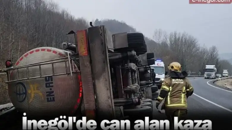 İnegöl'de can alan kaza