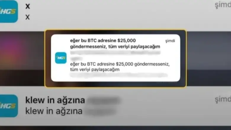 HGS uygulaması hacklendi: Kullanıcılara küfürlü bildirimler gönderildi