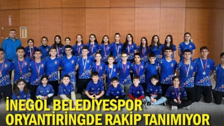 İnegöl Belediyespor Oryantiringde Rakip Tanımıyor