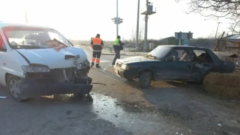 Ortaköy yolunda kaza