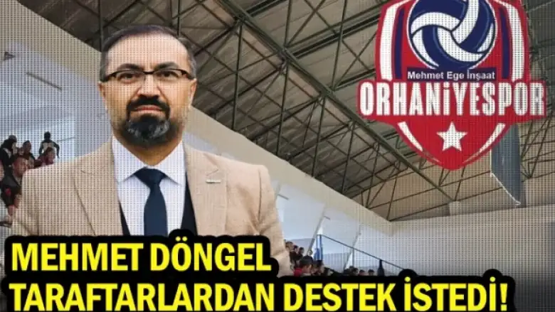 Mehmet Döngel taraftarlardan destek istedi!