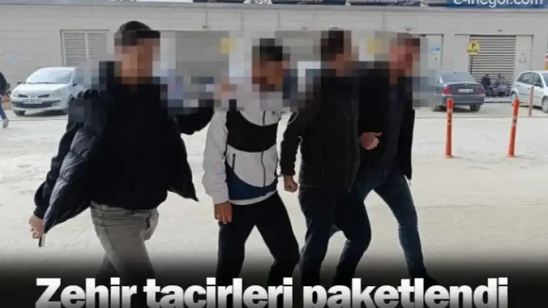 Zehir tacirleri paketlendi