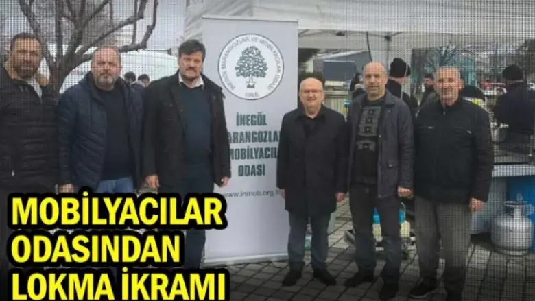 Mobilyacılar Odasından Lokma İkramı