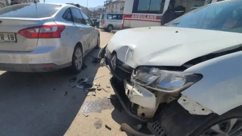 İnegöl'de korkutan kaza