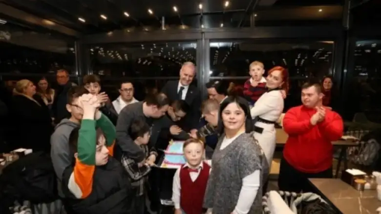 Başkan Alper Taban Down Sendromlu Öğrencilerle Bir Araya Geldi