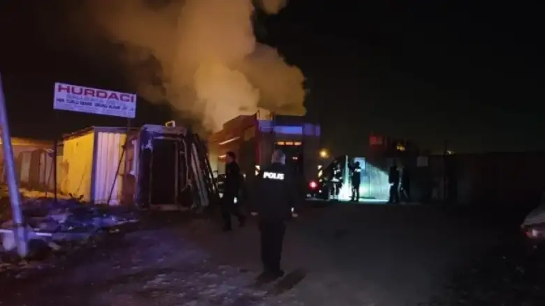 İnegöl'de korkutan yangın!