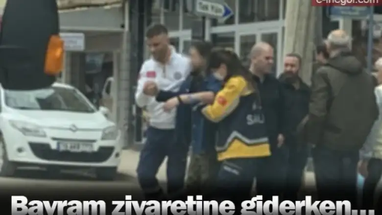 İnegöl'de otomobil ile motosiklet çarpıştı