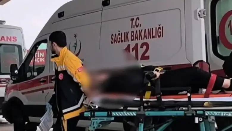 Kadın işçi hastanelik oldu 