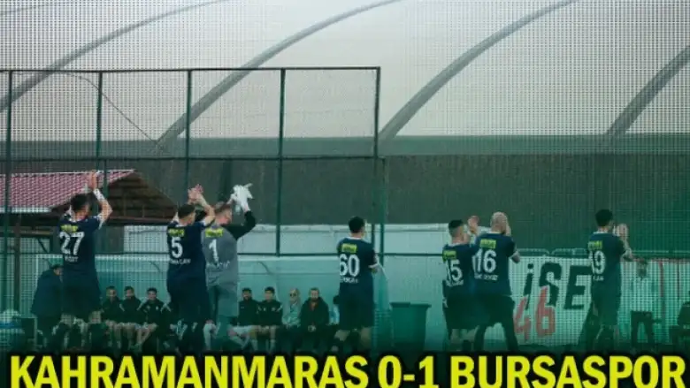 Kahramanmaraş 0-1 Bursaspor