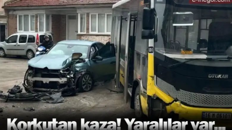 Korkutan kaza! Yaralılar var...