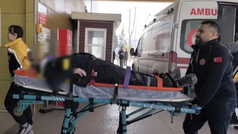 5 metre yüksekten düşen işçi ağır yaralandı