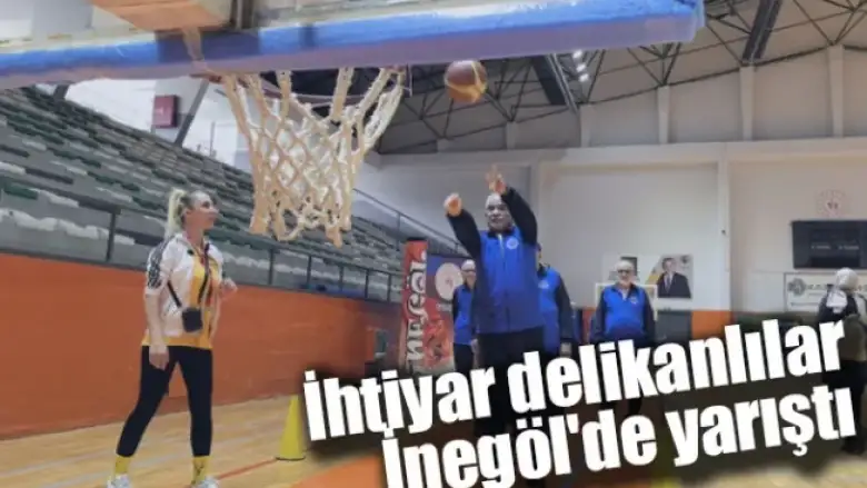 İhtiyar delikanlılar İnegöl'de yarıştı