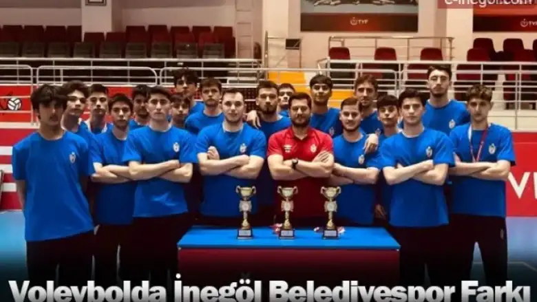 Voleybolda İnegöl Belediyespor Farkı